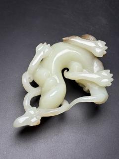 和田玉貔貅玉件,形态威武,工艺精细,形状完美.招财纳福,驱邪保平安